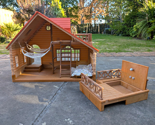 Sylvanian families log - sylvanian, cabin'