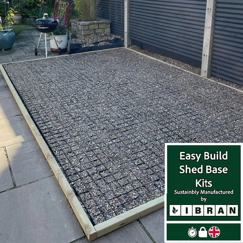 Plastic shed base grids log - plastic,