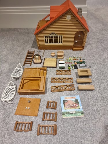 Sylvanian families log cabin - sylvanian,
