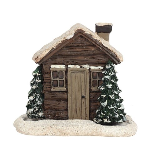 Log cabin cone - incense, burner