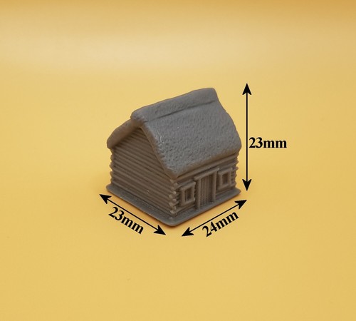 6mm scale model - model, log