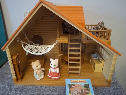 Sylvanian families log cabin - sylvanian,