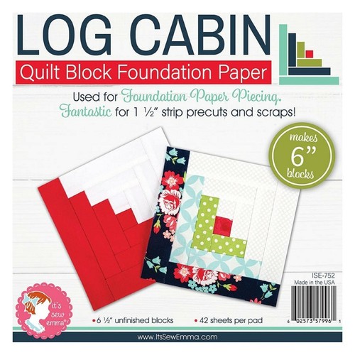 Log cabin quilt - 6",