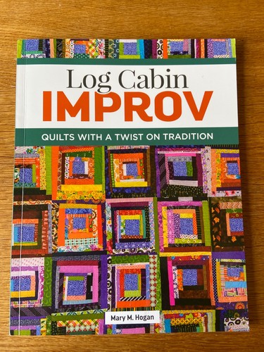 Log cabin improv quilts - cabin, improv:
