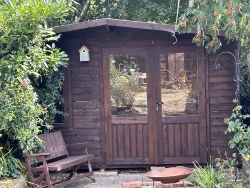 Dunster house rhine log - house,