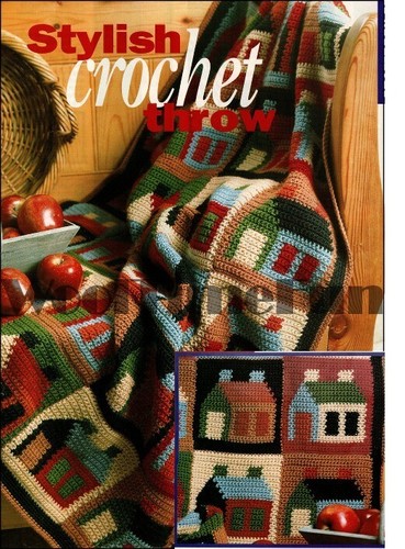 Crochet pattern log cabin - crochet,