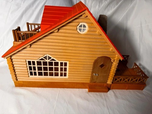 Sylvanian families log cabin - sylvanian, cabin.