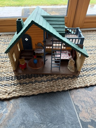 Sylvanian families log - families, cabin