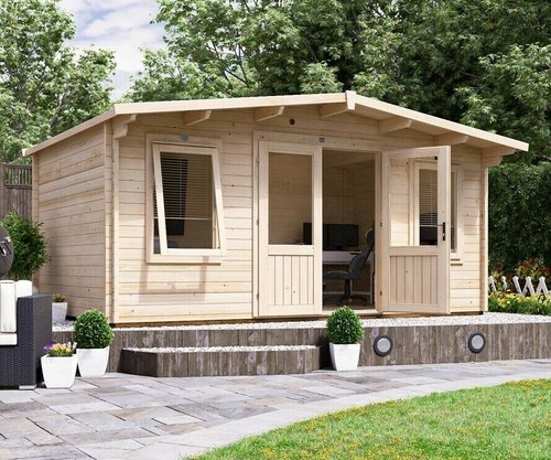 Garden log cabin 3m - 5m,