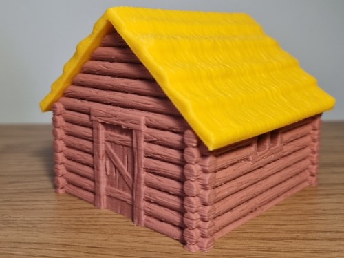 Log cabin grimdark wargaming - cabin,
