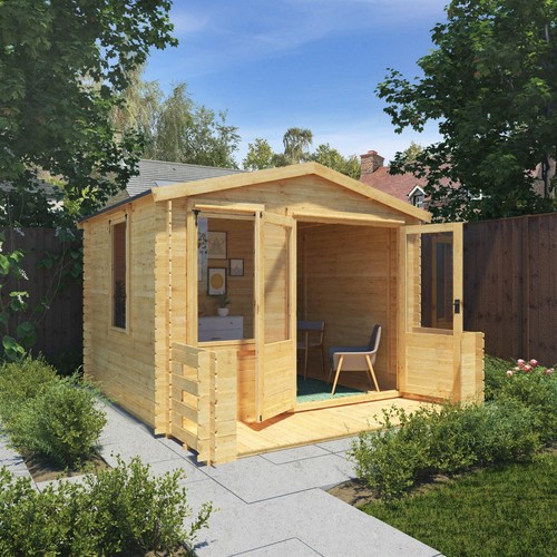 Wooden log cabin 3 7m - 3.3m, x