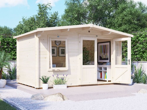 Log cabin 45mm - cabin,, wall