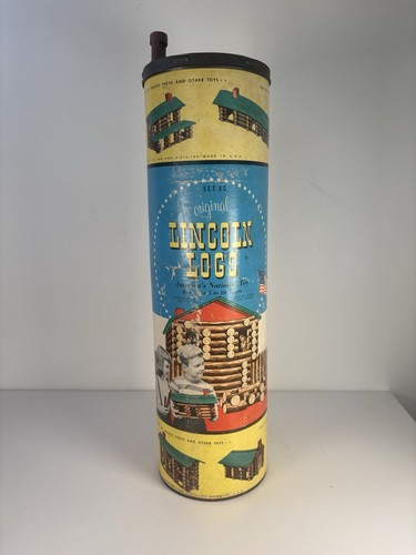 Vintage lincoln logs - lincoln, set