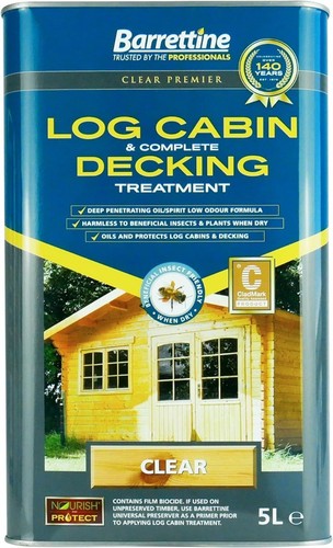 Barrettine log cabin treatment - log,