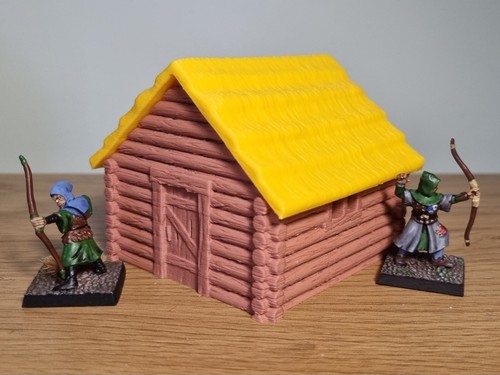 Log cabin 28mm terrain d - 28mm, d&d