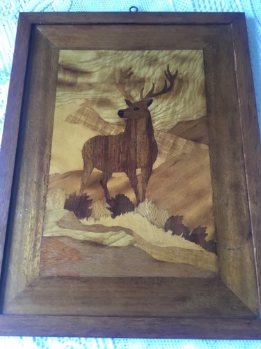 Wooden inlaid marquetry - inlaid,